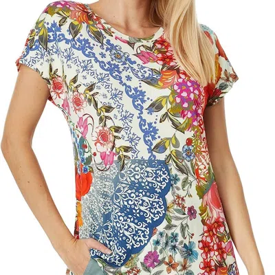 Johnny Was Women Tango Relaxed Dolman Sleeve Tunic Top In Multi