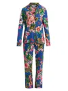 Johnny Was Women's The Carly Pj Set, Amorina In Blue