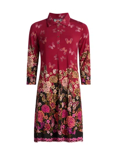 Johnny Was Women's The Janie Favorite Polo Tunic Dress In Multi