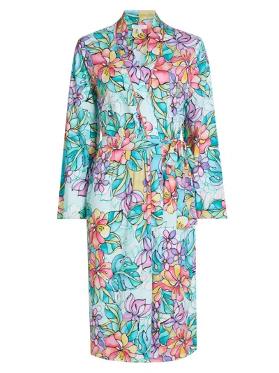 Johnny Was Women's The Jonesy Floral Cotton-blend Robe In Multi