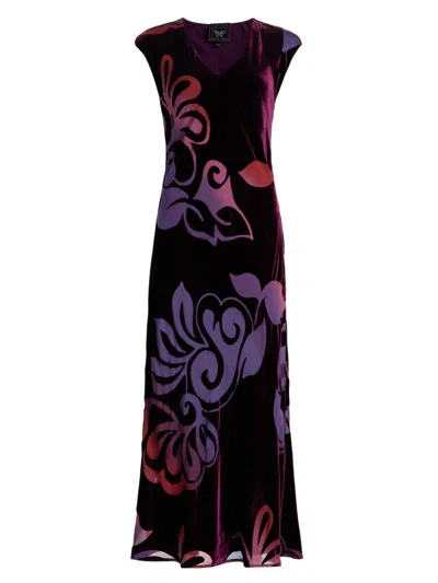 Johnny Was Women's Toto Floral Bias Maxi Dress In Multi