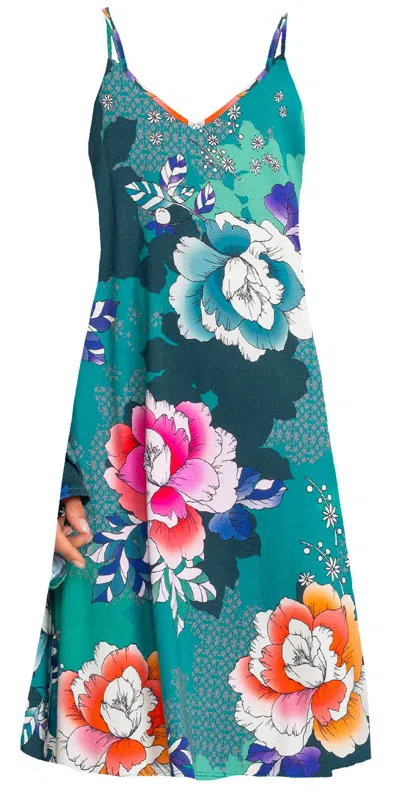 Johnny Was Women Tura V-neck Pullover Sleep Dress Multi
