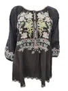 Johnny Was Women's Vista Blouse In Black In Black