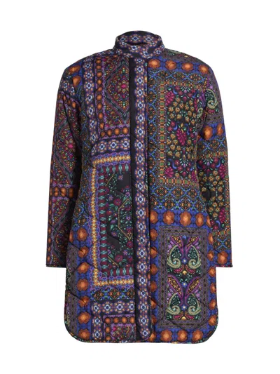 Johnny Was Vivi Reversible Puffer Jacket In Sophia In Multi