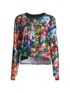 JOHNNY WAS WOMEN'S WILD BLOOM FLORAL LONG-SLEEVE T-SHIRT
