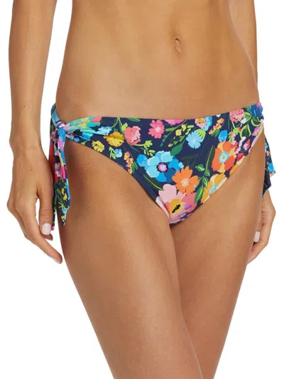 Johnny Was Women's Wild Bloom Side-tie Hipster Bikini Bottom In Multi