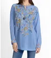 Johnny Was Women's Zinnia Tunic Zitka In Della Robbia Blue (blue)
