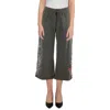 Johnny Was Womens Cropped Embroidery Cropped Pants