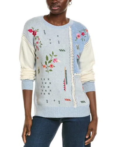 Johnny Was Wool & Cashmere-blend Sweater In Multi