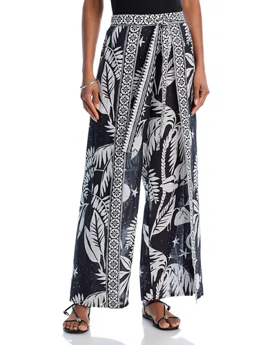 Johnny Was Wrap Cover-up Pants In Black