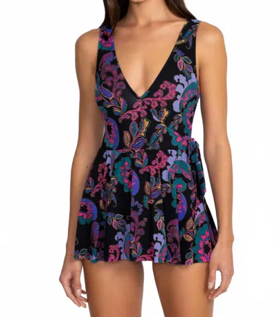 Johnny Was Wrap Skirted One Piece In Fatima In Multi