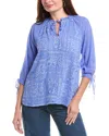 Johnny Was Yiprianne Blouse In Blue
