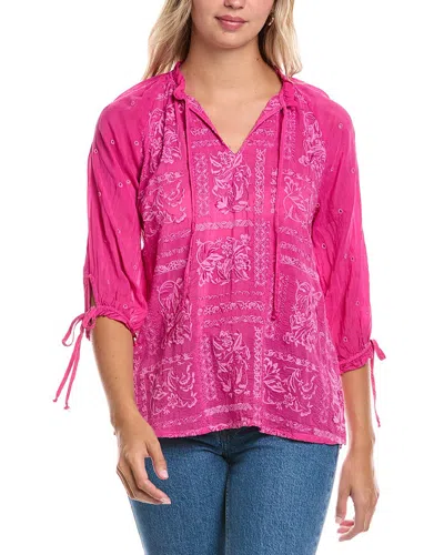 Johnny Was Yiprianne Blouse In Pink
