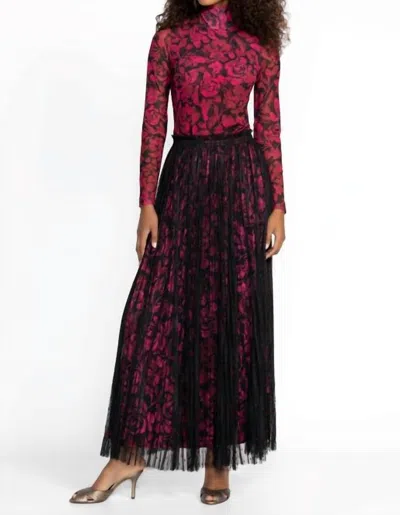 Johnny Was Yolanda Pleated Maxi Skirt In Celebrate In Multi