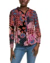 Johnny Was Yrene Petite Silk-blend Blouse