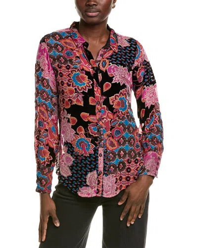 Johnny Was Yrenesilk-blend Blouse In Multi