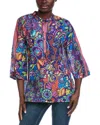 Johnny Was Yuri Silk Tunic In Multi