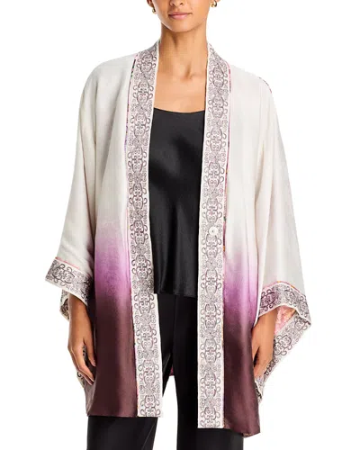 Johnny Was Zahra Ombre Reversible Kimono In Green