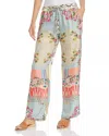Johnny Was Zastone Silk Wide-leg Pants In Multi In Multi