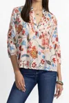 Johnny Was Zeeland Silk Blouse In Black