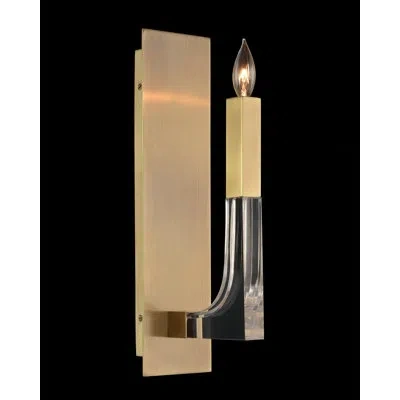 John-richard 1 - Light Brass Candle Wall Light