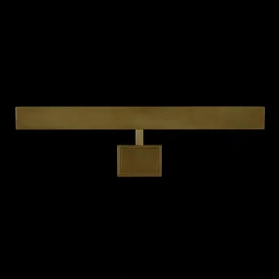 John-richard 1 - Light Hardwired Dimmable Wall Mounted Picture Light In Antique Brass