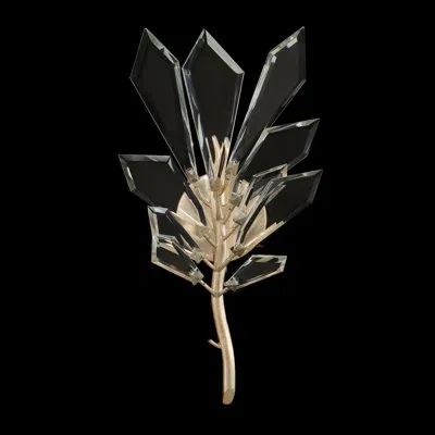 John-richard 1 - Light Led Dimmable Silver Armed Sconce