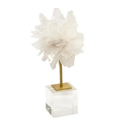 John-richard 13'' Tabletop Votive Holder In Brass,clear