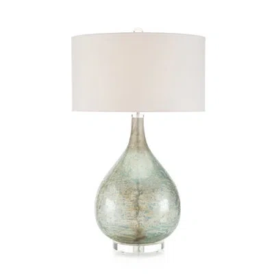 John-richard 34.8" Blue Table Lamp In Deep Blue