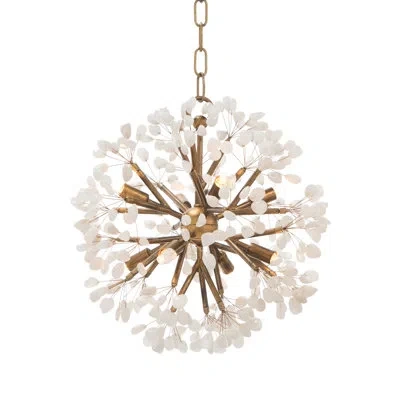 John-richard 8 - Light Sputnik Sphere Chandelier In Gold Leaf