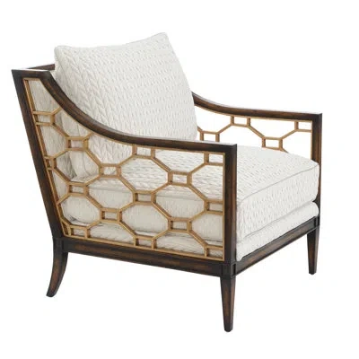 John-richard Belden Upholstered Lounge Chair In White