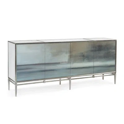 John-richard Carol Benson-cobb's 4 Door Credenza In Silver