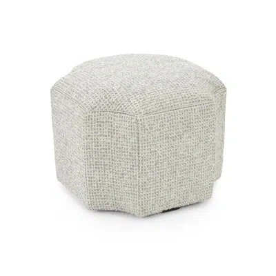John-richard Celtic 23.5" Wide Novelty Standard Ottoman In Gray