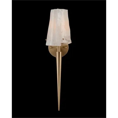 John-richard Coffee Bronze Torch Sconce