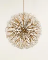 John-richard Collection 43.5" Spherical 30-light Quartz Chandelier In Gold