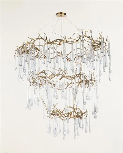 John-richard Collection 72.5"t X 56"dia. Branched Crystal 20-light Chandelier In Gold