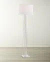 John-richard Collection Acrylic Geometry Floor Lamp In Metallic