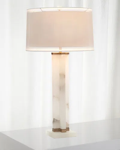 John-richard Collection Alabaster Cross Table Lamp In Neutral