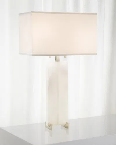 John-richard Collection Alabaster Table Lamp In White