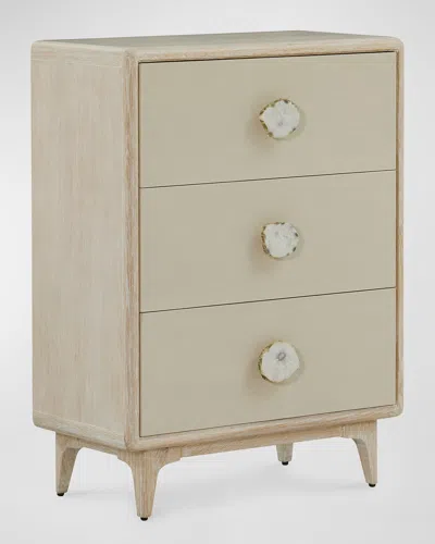 John-richard Collection Alba 3-drawer Chest In Whitewash