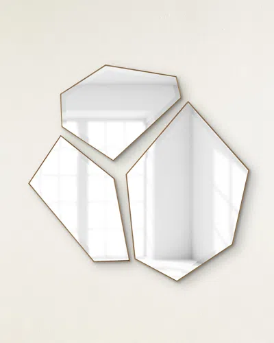 John-richard Collection Ambre Mirror In Gold