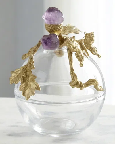 John-richard Collection Amethyst Sprig Cloche, Small In Gold