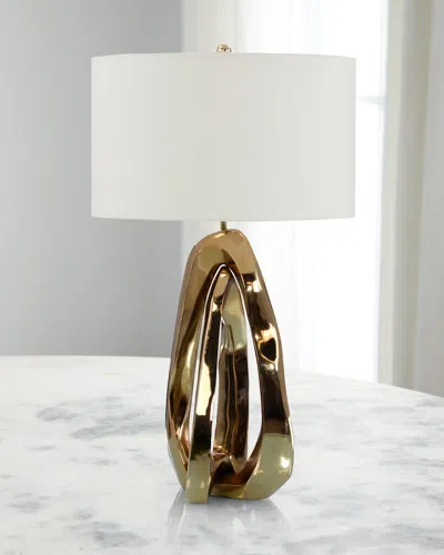 John-richard Collection Amorphic Table Lamp In Gold