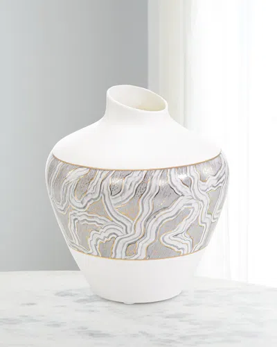 John-richard Collection Amrita Vase Ii In White