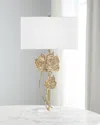 John-richard Collection Antique Gold Leaf Table Lamp In Gold