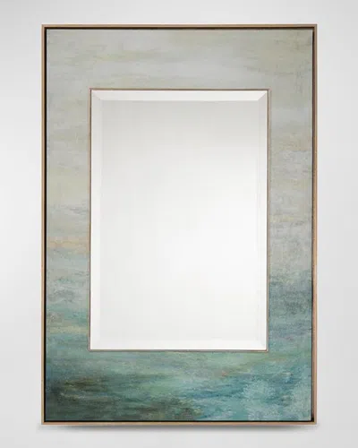 John-richard Collection As The Water Flows By Dyann Gunter Mirror Art In Blue