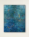 John-richard Collection Atlantic Original Painting In Blue