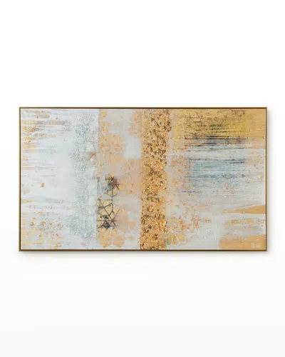 John-richard Collection Aureate Giclee Art On Canvas By Mary Hong In Gold
