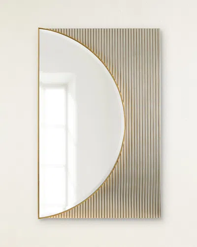 John-richard Collection Aurora Backlit Mirror In Champagne