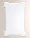 John-richard Collection Aversa Mirror In Gray